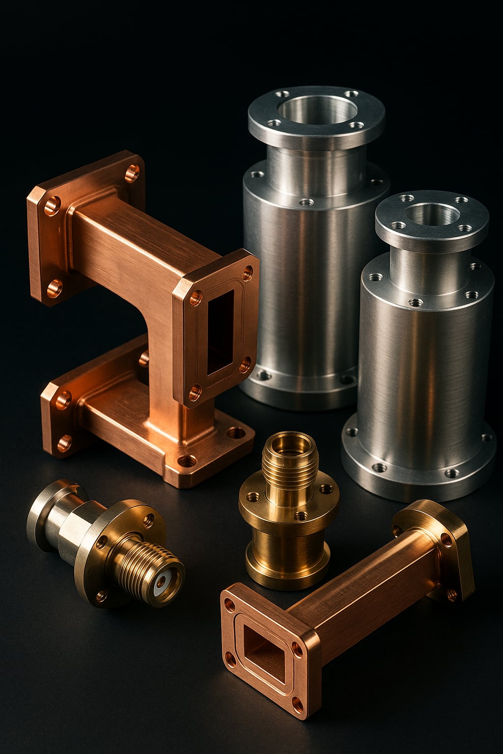 Telecom & Microwave Machining components by Noron Precision