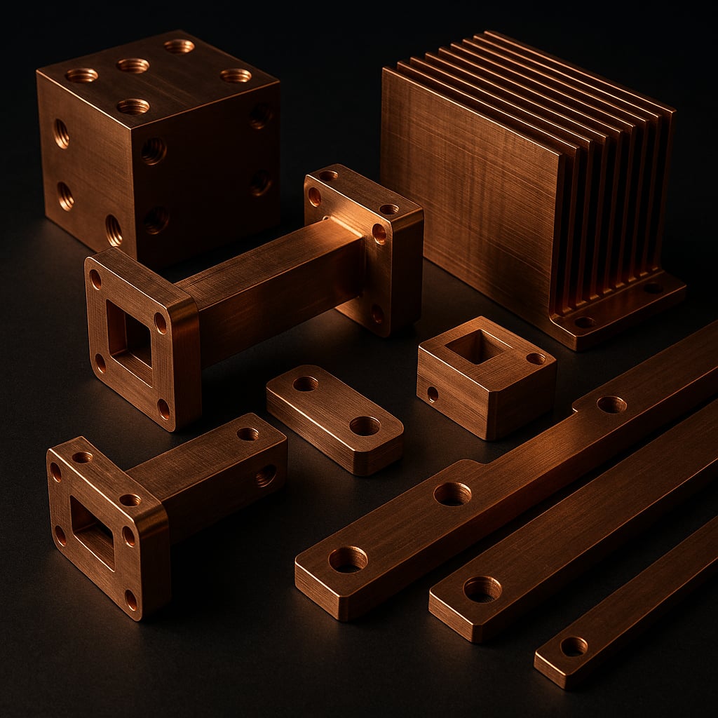 Copper Machining precision machining at Noron