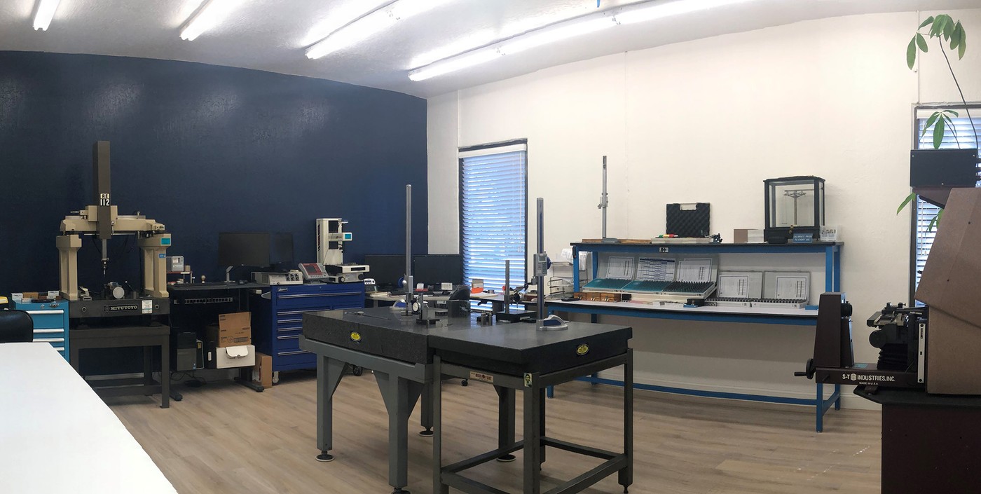 Noron Precision Machining quality inspection room